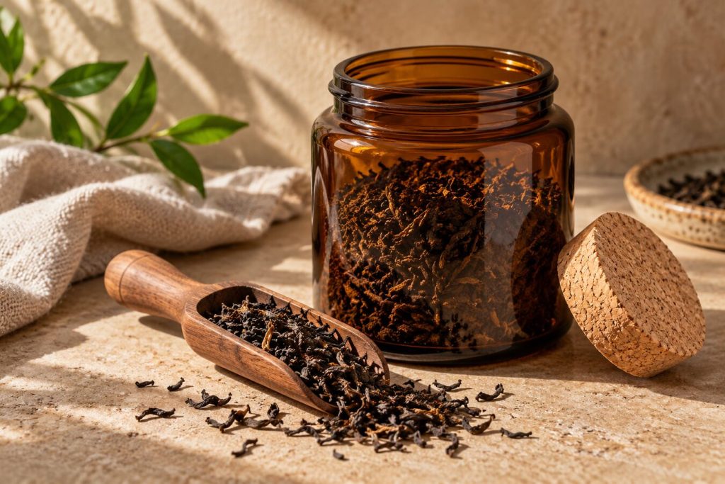 Keeping Loose Leaf Tea Fresh — editorial tea still life